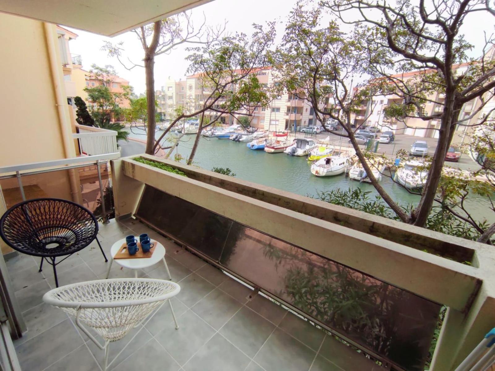 Superbe T2 Au Calme Avec Balcon Sur La Marina - 10 Apartman Canet-en-Roussillon Szoba fotó