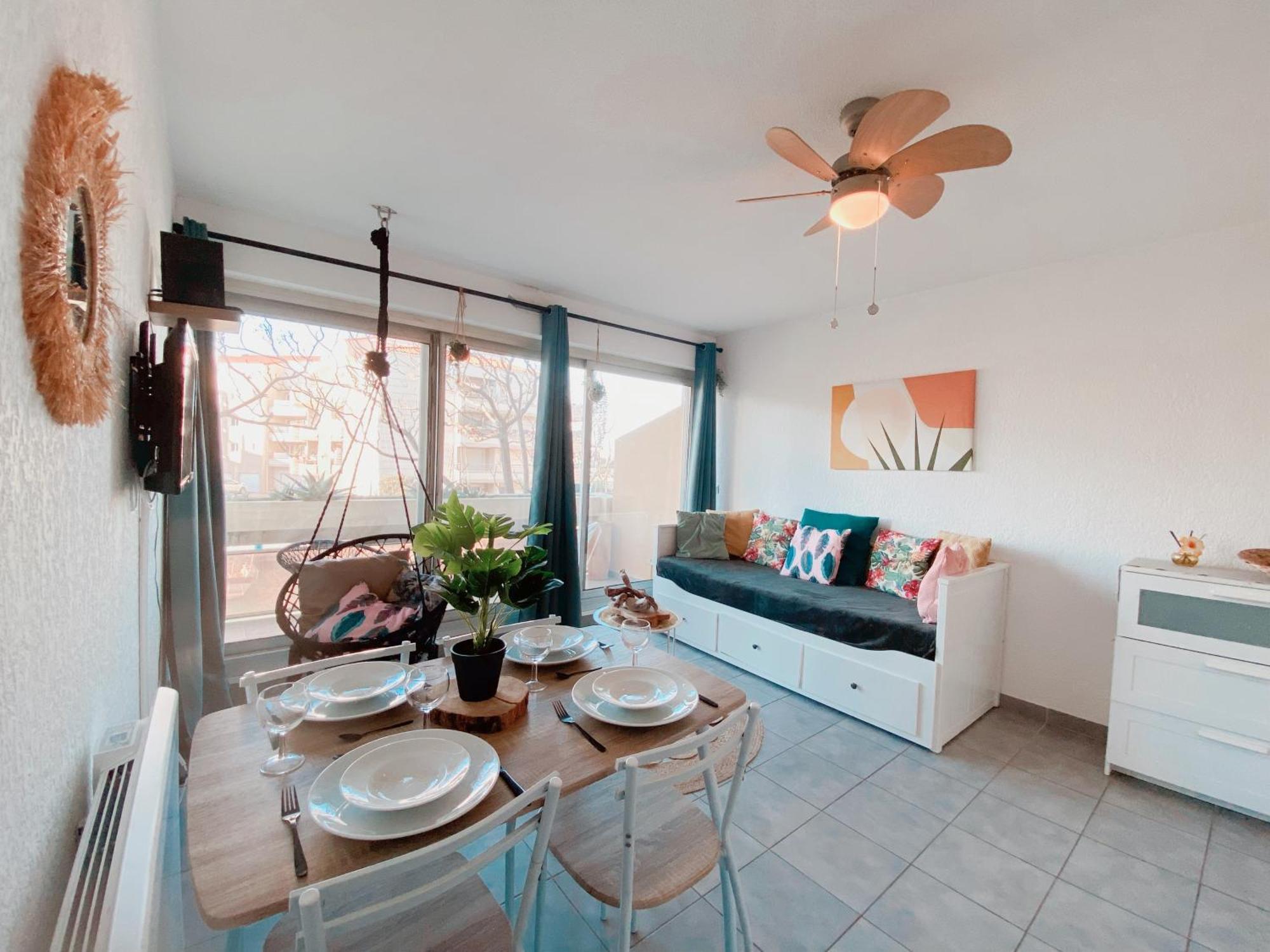 Superbe T2 Au Calme Avec Balcon Sur La Marina - 10 Apartman Canet-en-Roussillon Kültér fotó