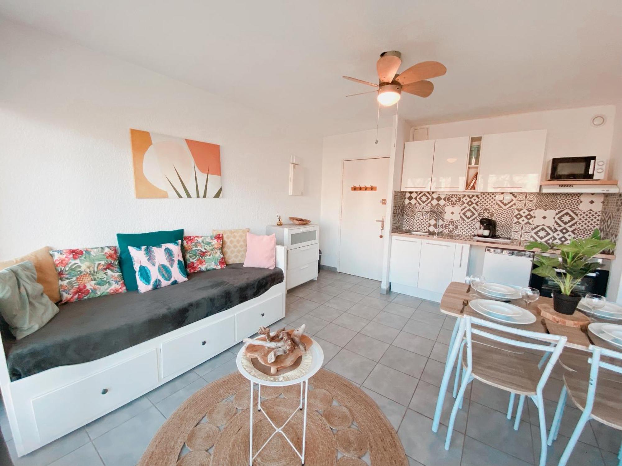 Superbe T2 Au Calme Avec Balcon Sur La Marina - 10 Apartman Canet-en-Roussillon Kültér fotó